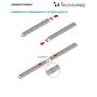 Tecnosystemi Diffusore lineare serranda in PVC anticondensa 1 feritoia