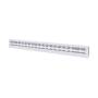Tecnosystemi Diffusore lineare PVC con serranda deflettore 2 feritoie