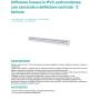 Tecnosystemi Diffusore lineare PVC con serranda deflettore 2 feritoie