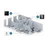Kit Completo Plenum Coibentato a 2 Zone Per Condizionatore Canalizzato