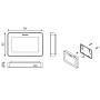 Kit Completo Plenum Coibentato a 2 Zone Per Condizionatore Canalizzato