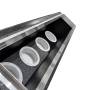 Plenum in poliuretano espanso a 2 uscite con 2 attacchi ghiera da 160 mm