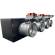 Plenum in poliuretano espanso a 4 zone con serrande motorizzate Lindab da 160 o 200 mm