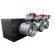 Plenum in poliuretano espanso a 3 zone con serrande motorizzate Lindab da 160 o 200 mm