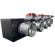Plenum in poliuretano espanso a 6 zone con serrande motorizzate Lindab da 160 o 200 mm