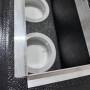 Plenum in poliuretano espanso a 5 uscite con 5 attacchi ghiera da 160 mm
