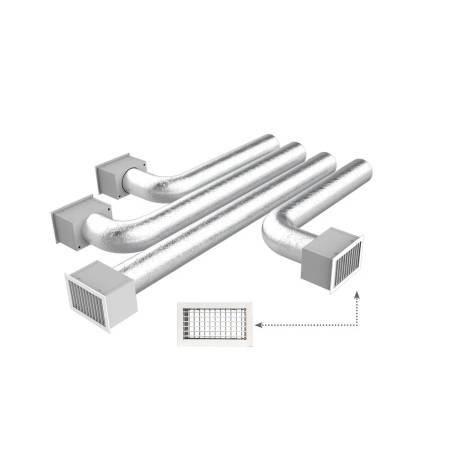 Kit 4 Zone Per Condizionatore Canalizzato