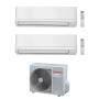 Climatizzatore Toshiba Seiya Smart Wifi dual split 10000+10000 10+10 Btu RAS-2M18G3AVG-E inverter R32 A+++