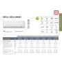 Climatizzatore Toshiba Seiya Smart Wifi dual split 10000+10000 10+10 Btu RAS-2M18G3AVG-E inverter R32 A+++