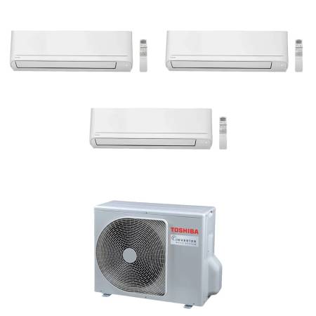 Climatizzatore Toshiba Seiya Smart Wifi trial split 10000+10000+10000 10+10+10 Btu RAS-3M18G3AVG-E inverter R32 A+++