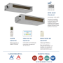 Climatizzatore canalizzato Gree da 30000 btu inverter con R32 in A++ Wifi GUD85PHS1/A-S
