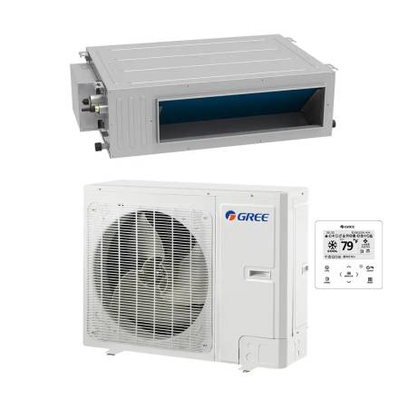 Climatizzatore canalizzato Gree da 60000 btu inverter con R32 in A++ Wifi GUD160PHS1/A-S Trifase