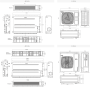 Climatizzatore Canalizzato Media Prevalenza Haier 36000 Btu Trifase inverter R32 A+ Wifi AD105S2SM9FA(H)