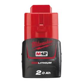 Milwaukee Batteria M12 B2 da 2.0 Ah Redlithium 4932430064