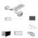 Kit rapido di completamento per plenum a 2 zone con attacchi Ø 150/160