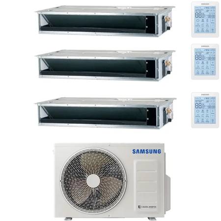 Climatizzatore canalizzabile Samsung trial split 9000+9000+9000 Btu Inverter R32 A++ AJ080TXJ4KG