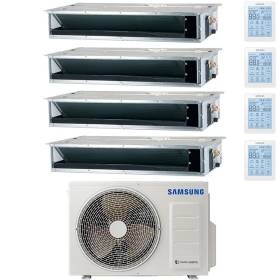 Climatizzatore canalizzabile Samsung quadri split 9000+9000+9000+12000 Btu Inverter R32 A++ AJ080TXJ4KG