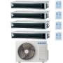 Climatizzatore canalizzabile Samsung quadri split 9000+9000+9000+9000 Btu Inverter R32 A++ AJ100TXJ5KG