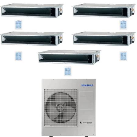 Climatizzatore canalizzabile Samsung penta split 9000+9000+9000+12000+12000 Btu Inverter R32 A++ AJ100TXJ5KG