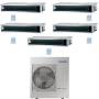 Climatizzatore canalizzabile Samsung penta split 9000+9000+9000+12000+12000 Btu Inverter R32 A++ AJ100TXJ5KG
