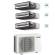 Climatizzatore canalizzato Mitsubishi trial split SEZ-M25DA2 9000+9000+9000 btu in R32