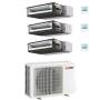 Climatizzatore canalizzato Mitsubishi trial split SEZ-M25DA2 9000+9000+9000 btu in R32