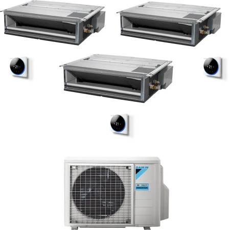 Climatizzatore canalizzabile Daikin Mini Sky trial split 9000+9000+12000 Btu Inverter R32 A+++ 3MXM52A