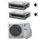 Climatizzatore canalizzabile Daikin Mini Sky dual split 12000+18000 Btu Inverter R32 A+++ 2MXM68A9