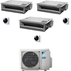 Climatizzatore canalizzabile Daikin Mini Sky trial split 9000+9000+21000 Btu Inverter R32 A+++ 3MXM68A