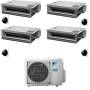 Climatizzatore canalizzabile Daikin Mini Sky quadri split 9000+9000+12000+18000 Btu Inverter R32 A+++ 4MXM80A