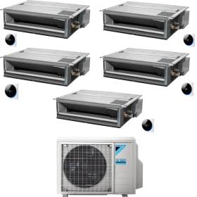 Climatizzatore canalizzabile Daikin Mini Sky penta split 9000+9000+9000+9000+12000 Btu Inverter R32 A+++ 5MXM90A