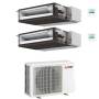 Climatizzatore canalizzato Mitsubishi dual split SEZ-MDA 18000+18000 btu A+++ R32