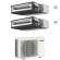 Climatizzatore canalizzato Mitsubishi dual split SEZ-MDA 18000+18000 btu in R32