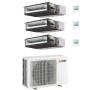 Climatizzatore canalizzato Mitsubishi trial split SEZ-MDA 9000+9000+18000 btu in R32