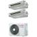 Climatizzatore Toshiba canalizzato dual 10+12 btu inverter R32