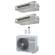 Climatizzatore Toshiba canalizzato dual 12+12 btu inverter R32