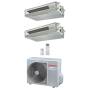 Climatizzatore Toshiba canalizzato dual 12+12 btu inverter R32