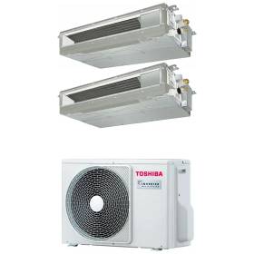 Climatizzatore Toshiba canalizzato dual 10+10 btu inverter R32