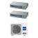 Climatizzatore Haier Canalizzabile Slim Bassa Prevalenza dual split 9000+12000 Btu inverter R32 A+++ 2U50S2SM1FA-3
