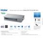 Climatizzatore Haier Canalizzabile Slim Bassa Prevalenza trial split 9000+9000+12000 Btu inverter R32 A++ 5U90S2SS5FA