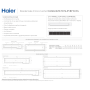 Climatizzatore Haier Canalizzabile Slim Bassa Prevalenza trial split 12000+12000+12000 Btu inverter R32 A++ 4U85S2SR5FA
