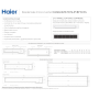 Climatizzatore Haier Canalizzabile Slim Bassa Prevalenza quadri split 9000+12000+12000+12000 Btu inverter R32 A++ 4U85S2SR5FA