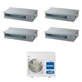 Climatizzatore Haier Canalizzabile Slim Bassa Prevalenza quadri split 12000+12000+12000+12000 Btu inverter R32 A++ 4U85S2SR5FA