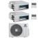 Climatizzatore canalizzabile Gree dual split 9000+9000 A++ R32 inverter GWHD(21)NK6OO Wifi