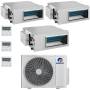 Climatizzatore canalizzabile Gree trial split 12000+12000+18000 A++ R32 inverter GWHD(28)NK6OO Wifi