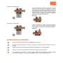 Dosatore proporzionale polifosfati e silicati 520212 con filtro e bypass