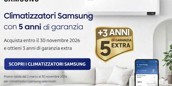Samsung Extra Garanzia Clima 2026: come ottenere 5 anni di garanzia sul tuo climatizzatore