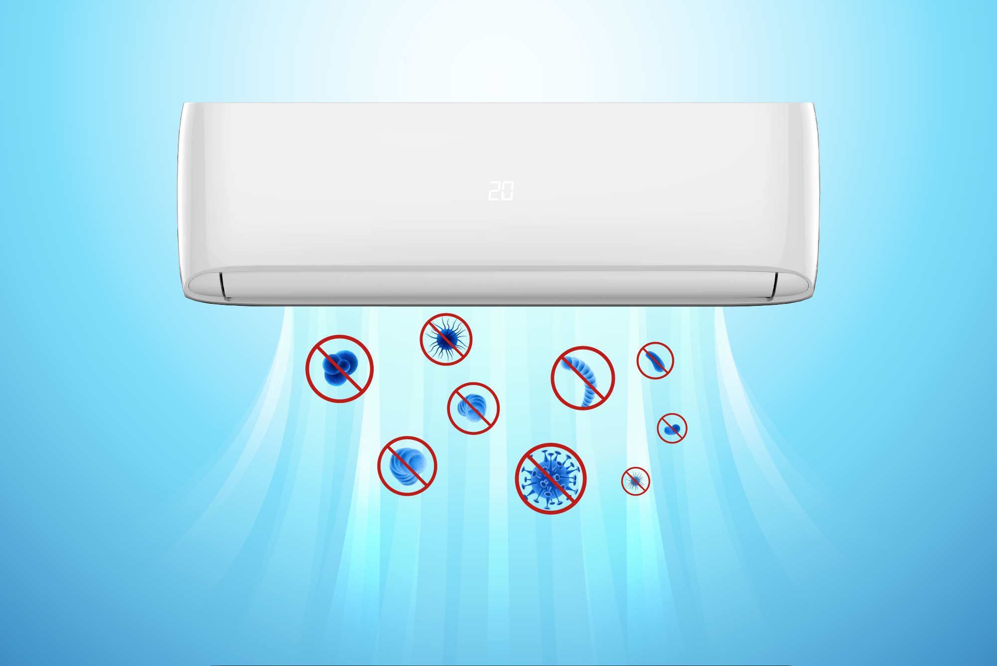 Purificare l’aria di casa da virus e batteri utilizzando i climatizzatori